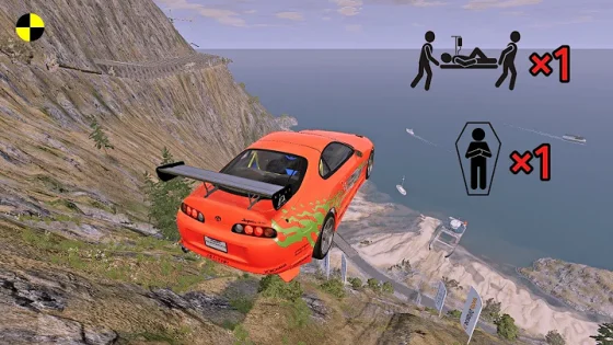 Realistic High-Speed Car Crashes in BeamNG.drive #82 | Ultra Detailed Crash Compilation