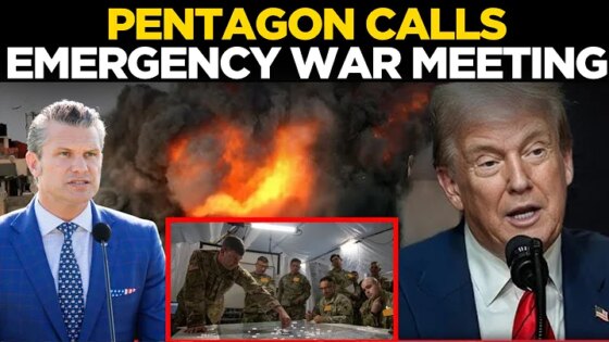 US News LIVE Pentagon Calls Emergency War Meeting Amid Rising Global Tensions Trump Venezuela