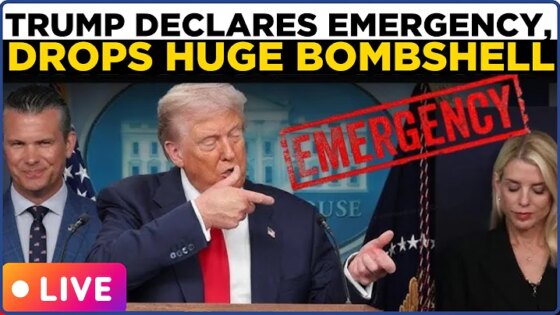 Donald Trump Declares Emergency LIVE Trump Drops Huge Bombshell US News LIVE Trump News LIVE
