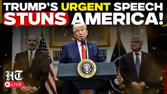 Donald Trump LIVE: Emergency Speech Stuns America Trump's URGENT Address Shocks World US News