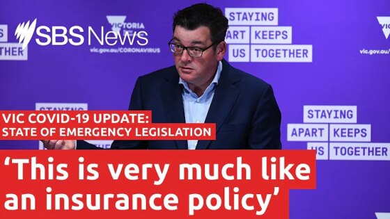 Daniel Andrews clarifies COVID-19 state of emergency legislation SBS News