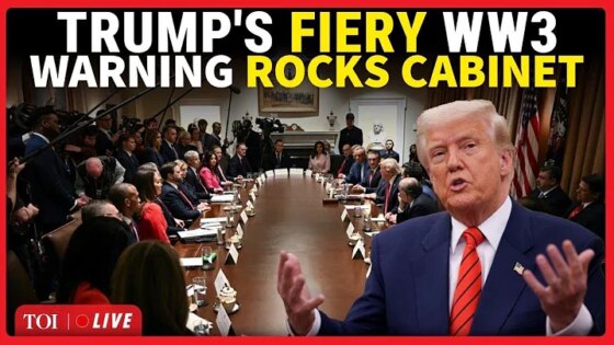 Trump Holds EMERGENCY Cabinet Meeting; Sends Stark WARNING To World Trump Latest News