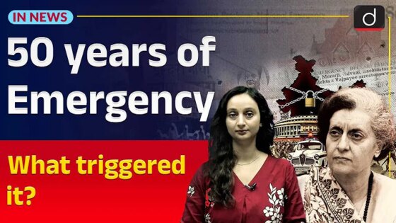50 Years of Emergency UPSC Current Affairs In News Drishti IAS