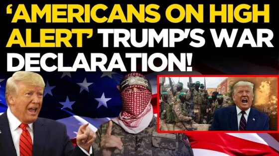 Trump Speech LIVE Trump Declares War National Emergency Hamas Gaza US News LIVE