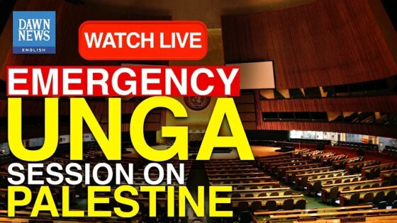 LIVE: Emergency UNGA Special Session On Palestine (Resumed) Dawn News English