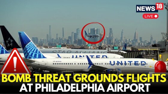 LIVE Emergency Lockdown: Philadelphia Airport Grounds Flights Amid Bomb Threat US NEWS N18G