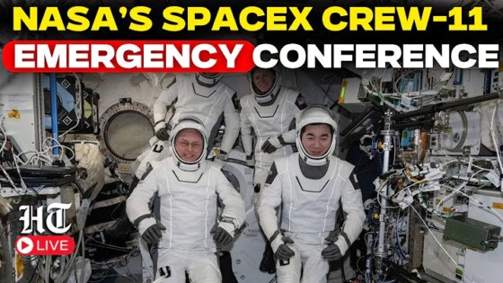 Breaking News Live: NASA's Crew-11 Holds Emergency Press Briefing after Early Return From ISS