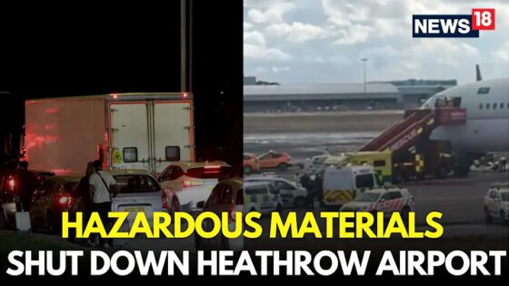 Heathrow Airport LIVE Terminal Evacuated Because Of Possible Hazardous Material Emergency N18G
