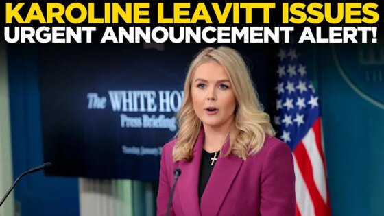 LIVE NEWS Karoline Leavitt Issues Emergency Message