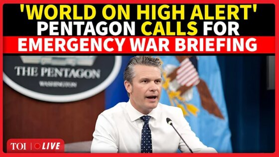 US News LIVE: Pentagon Calls EMERGENCY WAR Meeting Amid Rising Global Tensions Trump Latest News