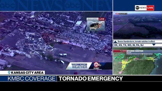 Breaking News: LIVE Tornado emergency near Kansas City KMBC-TV coverage