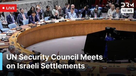 LIVE: UN Security Council Emergency Meeting on Israeli Settlements in West Bank AC1G