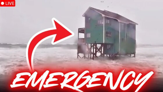 STATE OF EMERGENCY - HOMES THREATENED - NOR'EASTER FLOODING - STORM SURGE!! NEW JERSEY - LIVE