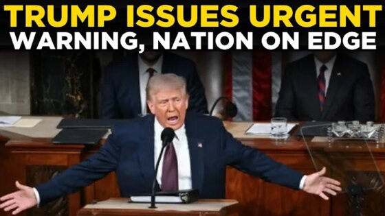 US NEWS LIVE Trump Delivers Emergency Warning