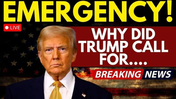 US Breaking News LIVE: Trump Declares URGENT Emergency—Full Speech LIVE Donald Trump LIVE
