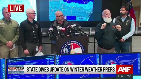 UPDATE: Georgia emergency officials give update in final hours before ice storm