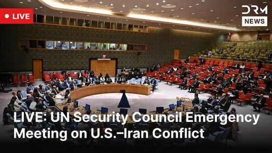 LIVE: UN Security Council Emergency Meeting on U.S.–Iran Conflict DRM News AC1F